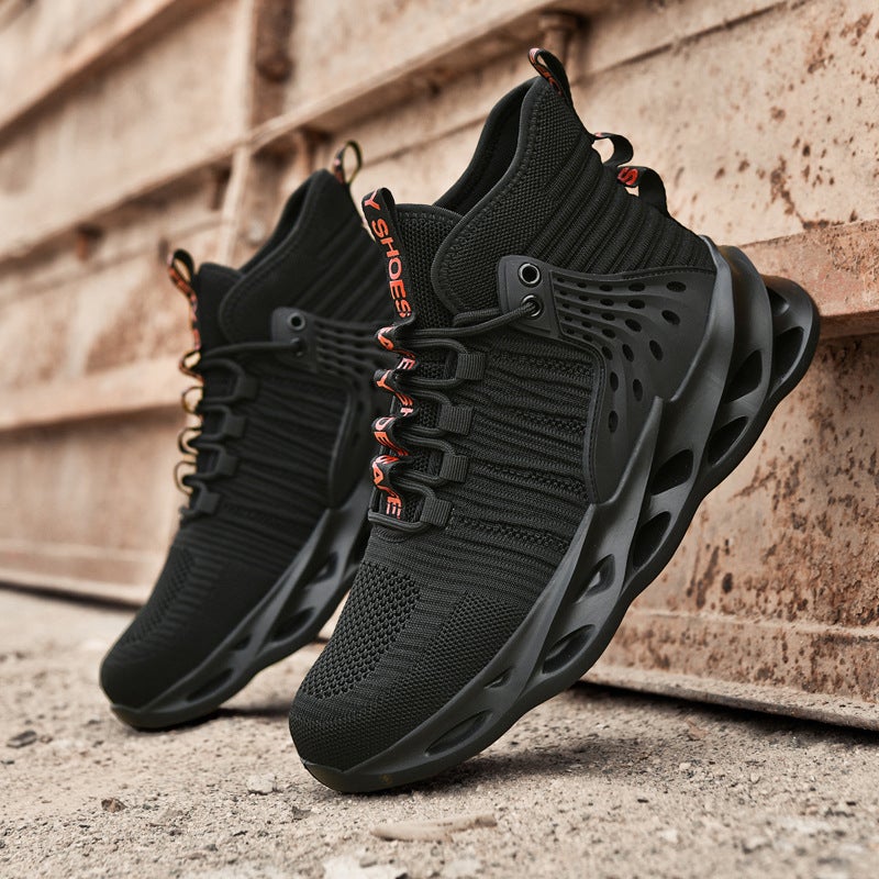 2025 Autumn New Anti-Smashing And Anti-Piercing Lightweight Work Insulation Breathable Good-Looking Steel Plate Steel Head Construction Site Labor Protection Men'S Shoes - Image 2